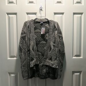 Urban Outfitters Sparkle and Fade gray cardigan